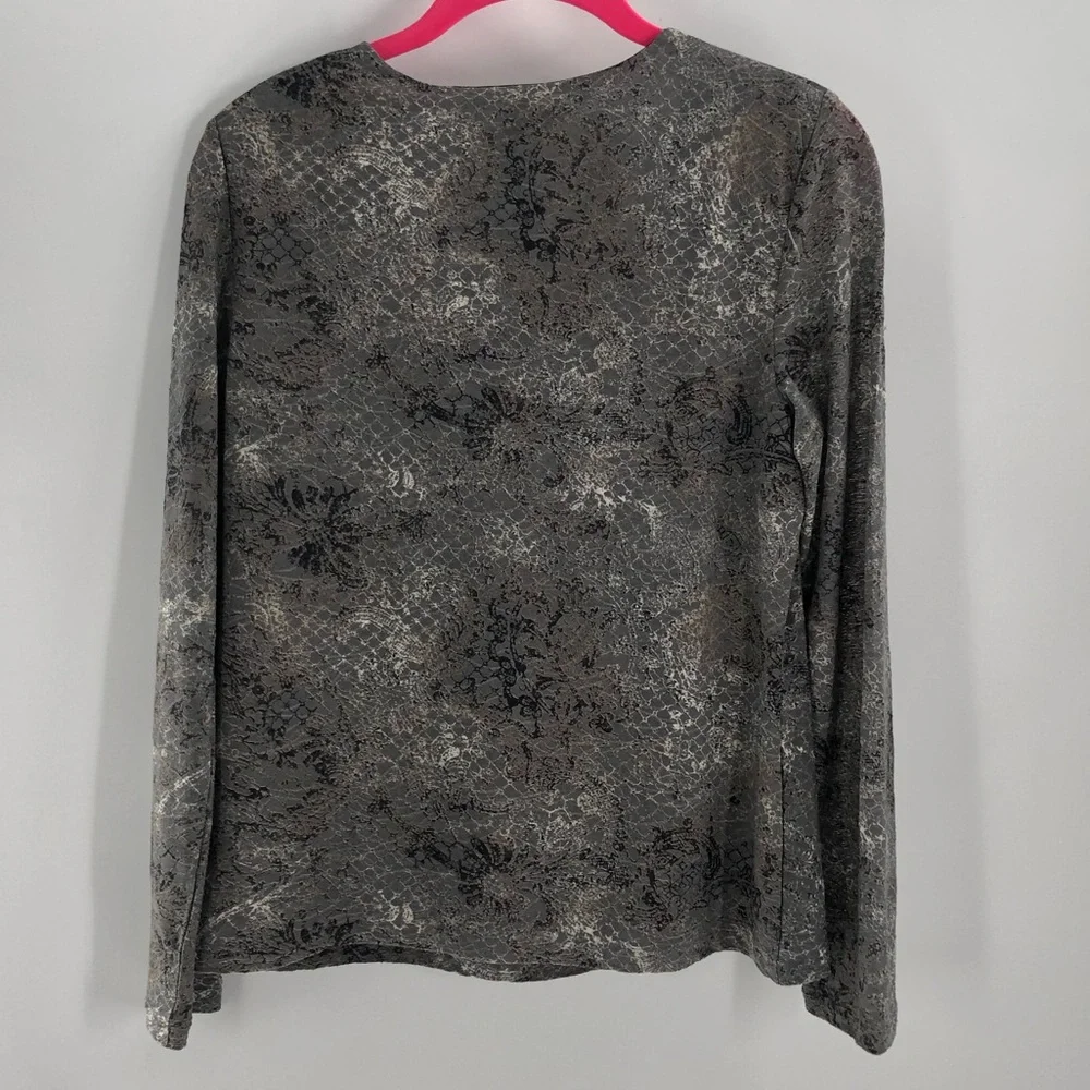 Jones New York Collection Womens Blouse size M - Picture 9 of 9